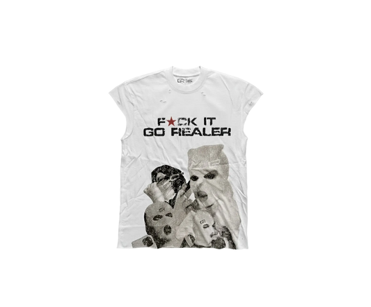 FCK IT GRAPHIC SLEEVELESS TEE